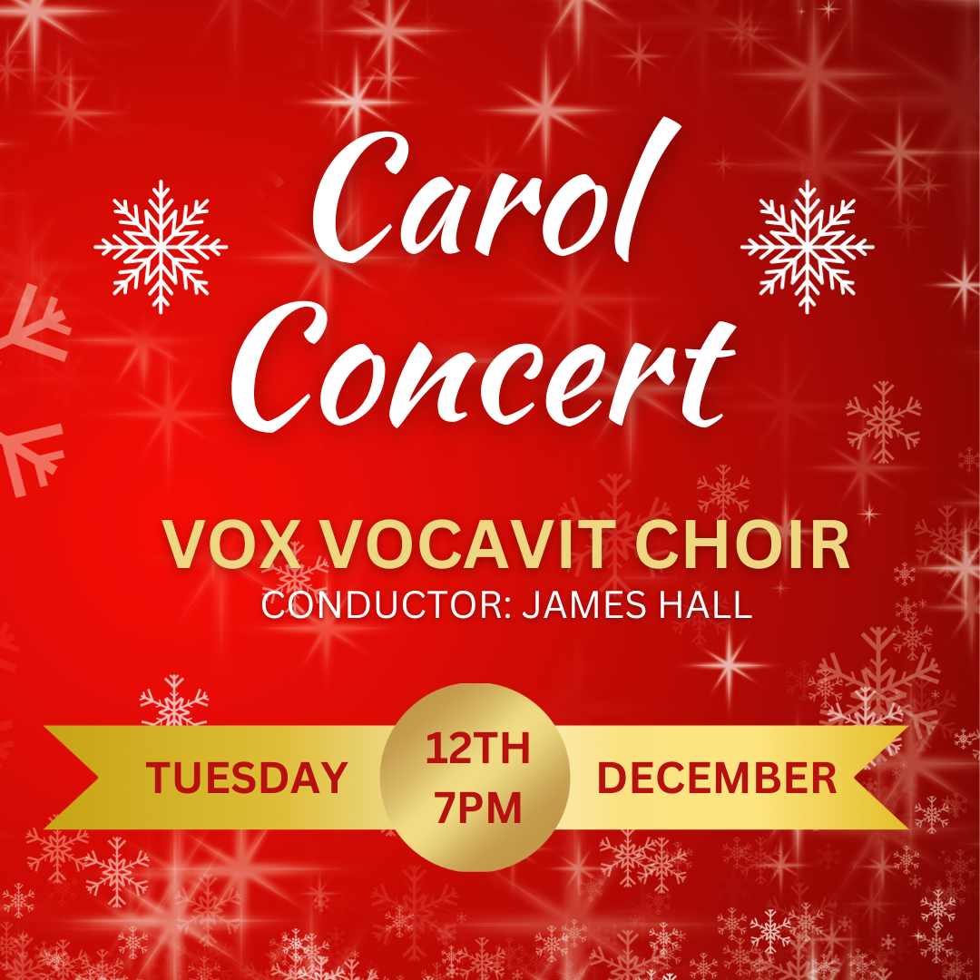 There's still time to buy your tickets for the Carol Concert with the Vox Vocavit Choir!